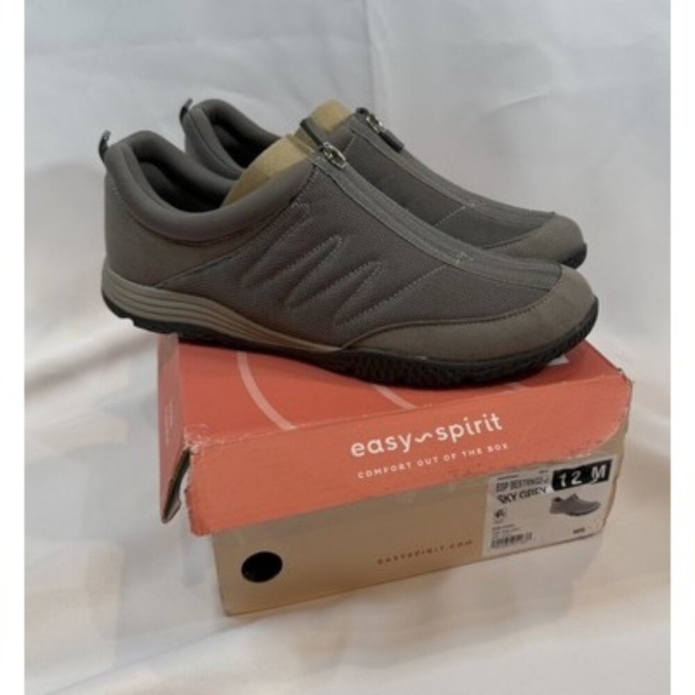 Easy Spirit Size 12 M Women BeStrong Walking Shoes Sky Grey Be Strong *FLAW Read
